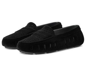 t[t@ fB[X V[Y Xb|E[t@[ XG[h Floafers Posh Driver Faux Suede Black Vegan Sue ubN