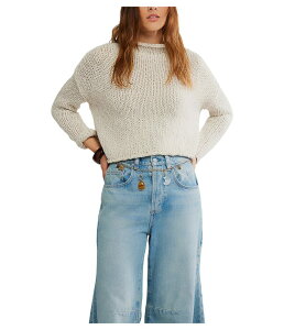 �t���[�s�[�v�� ���f�B�[�X �A�E�^�[ �j�b�g�E�Z�[�^�[ Free People Opal Sweater Tea