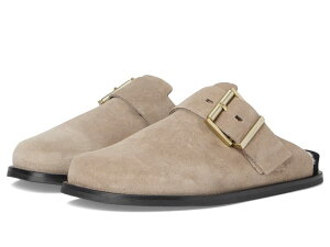 I[ZCc fB[X V[Y T_ XG[h AllSaints Erisuede Mule Taupe Grey O[