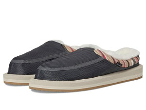 �T�k�[�N ���f�B�[�X �V���[�Y �X���b�|���E���[�t�@�[ Sanuk Donna Cozy Black �u���b�N