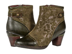 �X�v�����O�X�e�b�v ���f�B�[�X �V���[�Y �u�[�c�E���C���u�[�c L'Artiste by Spring Step Socute Olive Green �O���[��