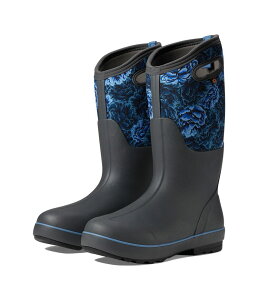 {OX fB[X V[Y u[cECu[c g[ Bogs Classic II Tall - Perfect Flowers Dark Gray Multi O[
