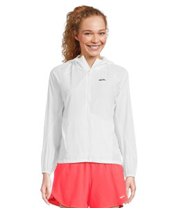 ubNX fB[X AE^[ R[g WPbg Brooks Canopy Packable Jacket White zCg