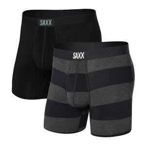 TbNXA_[EFA[ Y {NT[pc SAXX UNDERWEAR Vibe Boxer Brief 2-Pack Graphite Ombre Ot@Cg