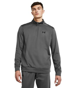 A_[A[}[ Y AE^[ p[J[EXEFbg t[X Under Armour Fleece 1/4 Zip Castlerock/Blac
