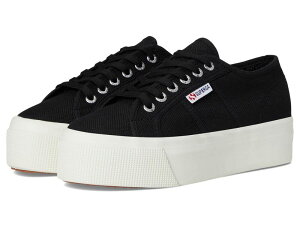 �X�y���K �����Y �V���[�Y �X�j�[�J�[ �v���b�g�t�H�[�� Superga 2790 Platform Black/F Avorio �u���b�N