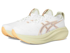 AVbNX Y V[Y Xj[J[ ASICS GEL-Nimbus 27 White/Fawn zCg