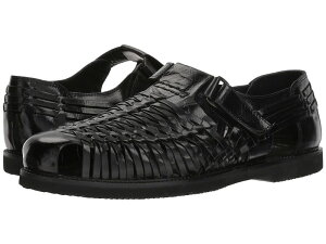 fBA[X^bOX Y V[Y T_ Deer Stags Bamboo2 Huarache Black Leather ubN