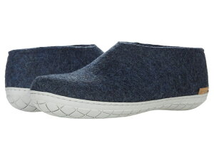 OIvX Y V[Y T_ E[ Glerups Wool Shoe Rubber Outsole Denim/Grey Rubb O[