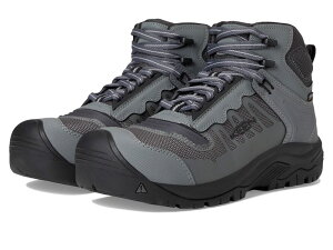 L[ Y V[Y u[cECu[c KEEN Utility Reno KBF Mid Waterproof (Comp Toe) Magnet/Black ubN