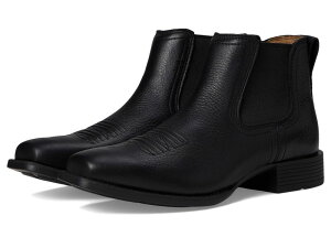 �A���A�g �����Y �V���[�Y �u�[�c�E���C���u�[�c Ariat Booker Ultra Square Toe Western Boots Black Deertan �u���b�N