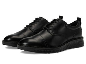 GR[ Y V[Y IbNXtH[h Lbv ECCO ST.1 Hybrid Cap Toe Oxford Black/Black Out ubN