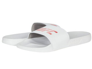 ���[�G�t�V�[ �����Y �V���[�Y �T���_�� UFC Octagon Slide White/Red �z���C�g