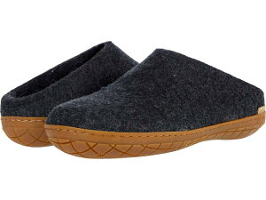 OIvX Y V[Y T_ E[ Glerups Wool Slip-On Rubber Outsole Charcoal/Honey `R[