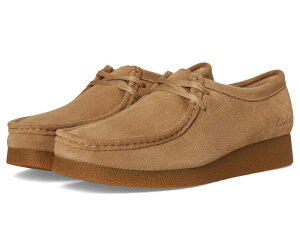 N[NX fB[X V[Y T_ Clarks WallabeeVO Shoes Dark Sand Suede Th