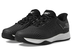 �X�P�b�`���[�Y �����Y �V���[�Y �X�j�[�J�[ �����b�N�X�t�B�b�g Skechers Pickleball Slip-ins Relaxed Fit: Viper Court Reload Black/White �z���C�g