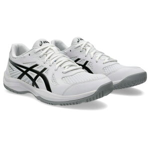 AVbNX Y V[Y Xj[J[ ASICS Upcourt 6 Volleyball Shoe White/Black zCg