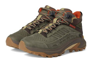 ������ �����Y �V���[�Y �u�[�c�E���C���u�[�c ���U�[ Merrell Moab Speed 2 Leather Mid Waterproof Olive �I���[�u