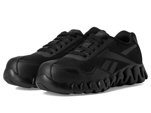 ���[�{�b�N ���f�B�[�X �V���[�Y �X�j�[�J�[ Reebok Work Zig Pulse Work EH Comp Toe Black �u���b�N