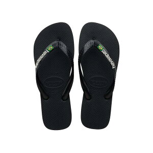nCAiX Y V[Y T_ S Havaianas Brazilogo Flip Flop Sandal Black/Black ubN