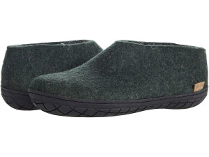 OIvX Y V[Y T_ E[ Glerups Wool Shoe Rubber Outsole Forest/Black Ru ubN