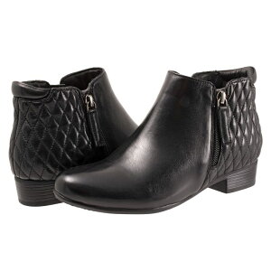 �g���b�^�[�Y ���f�B�[�X �V���[�Y �u�[�c�E���C���u�[�c Trotters Major Black Quilted �u���b�N