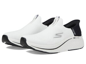 �X�P�b�`���[�Y ���f�B�[�X �V���[�Y �X�j�[�J�[ SKECHERS Max Cushioning Elite 2.0 Eternal Hands Free Slip-Ins White/Black �z���C�g