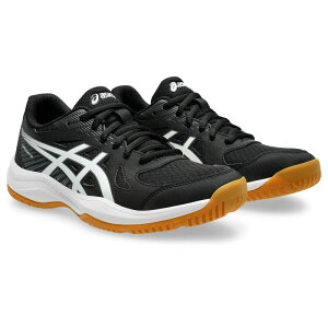 AVbNX fB[X V[Y Xj[J[ ASICS Upcourt 6 Volleyball Shoe Black/White zCg