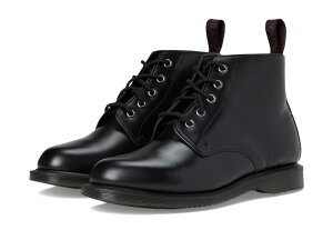 hN^[}[` fB[X V[Y u[cECu[c [X U[ Dr. Martens Emmeline Leather Lace-Up Boots Black ubN