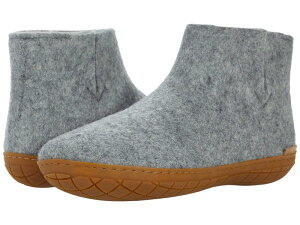 OIvX Y V[Y T_ E[ u[c Glerups Wool Boot Rubber Outsole Grey/Honey Rubb O[