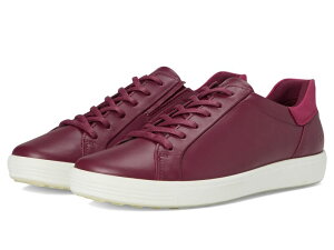 �G�R�[ ���f�B�[�X �V���[�Y �X�j�[�J�[ ECCO Soft 7 Easy Slip Sneaker Dark Ruby/Red P ���b�h