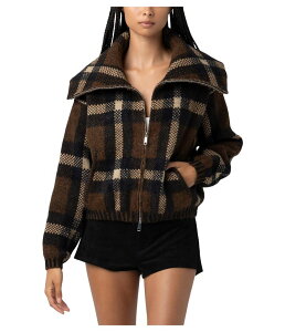 �u�����N�j���[���[�N ���f�B�[�X �A�E�^�[ �R�[�g �Z�[�^�[ �W���P�b�g Blank NYC Prep Academy Plaid Sweater Jacket Multicolor �}���`�J���[