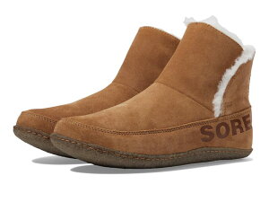 �\���� ���f�B�[�X �V���[�Y �T���_�� �u�[�c SOREL Nakiska Bootie Camel Brown �u���E��