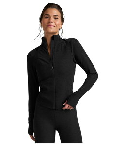 �r�����h���K ���f�B�[�X �A�E�^�[ �R�[�g �W���P�b�g Beyond Yoga Spacedye Trails Active Jacket Darkest Night