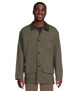 �G���G���r�[�� �����Y �A�E�^�[ �R�[�g �R�b�g�� L.L.Bean Original Cotton Field Coat Olive �I���[�u