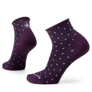 X}[gE[ fB[X A_[EFA C AN u[c Smartwool Everyday Classic Dot Ankle Boot Socks Purple Iris p[v