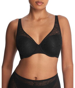 �i�g�� ���f�B�[�X �A���_�[�E�F�A �u���W���[ Natori Pretty Smooth Full Figure Contour Underwire Black �u���b�N