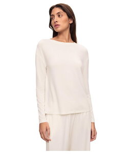 �G�o�[�W�F�C ���f�B�[�X �g�b�v�X �V���c Eberjey Gisele Modal Everyday Long Sleeve Tee Ivory �A�C�{���[