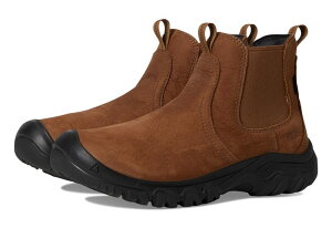 �L�[�� ���f�B�[�X �V���[�Y �u�[�c�E���C���u�[�c �`�F���V�[ KEEN Greta 2 Chelsea Pull-On Durable Comfortable Insulated Waterproof Bison/Black �u���b�N