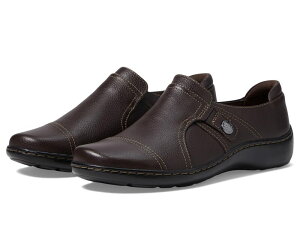 N[NX fB[X V[Y Xb|E[t@[ Clarks Cora Poppy Dark Brown Tumb uE