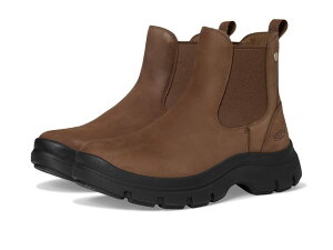 L[ fB[X V[Y u[cECu[c vbgtH[ `FV[ KEEN Kosa Chelsea Classic Platform Style Comfortable Pull-On Boots Bison/Black ubN