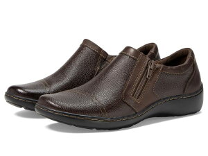 N[NX fB[X V[Y Xb|E[t@[ Clarks Cora Giny Dark Brown Tumb uE