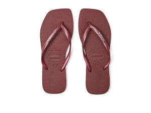 �n���C�A�i�X ���f�B�[�X �V���[�Y �T���_�� �g�[�� ���S Havaianaslim Square Logo Metallic Flip-Flop Amaranth ���^���b�N