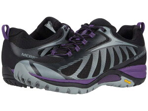 ������ ���f�B�[�X �V���[�Y �X�j�[�J�[ Merrell Siren Edge 3 Waterproof Black/Acai �u���b�N