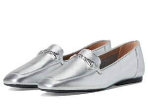 i`CU[ fB[X V[Y Xb|E[t@[ Naturalizer Cecilia Loafersilver Leather Vo[