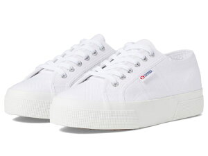 �X�y���K ���f�B�[�X �V���[�Y �X�j�[�J�[ �v���b�g�t�H�[�� Superga 2740 Platform White �z���C�g