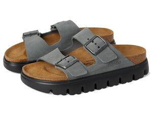 rPVgbN fB[X V[Y T_ XG[h Papillio by Birkenstock Arizona Chunky Sandal - Suede Basalt Gray O[