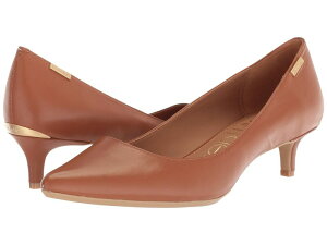 �J���o���N���C�� ���f�B�[�X �V���[�Y �q�[�� Calvin Klein Gabrianna Pump Cognac 1