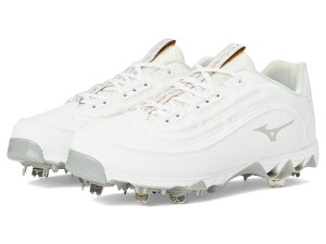 �~�Y�m ���f�B�[�X �V���[�Y �X�j�[�J�[ Mizuno 9-Spike Swift 8 Low Metal White �z���C�g