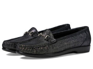 �T�X ���f�B�[�X �V���[�Y �X���b�|���E���[�t�@�[ SAS Metro Comfort Bit Loafer Sparkle Black �u���b�N